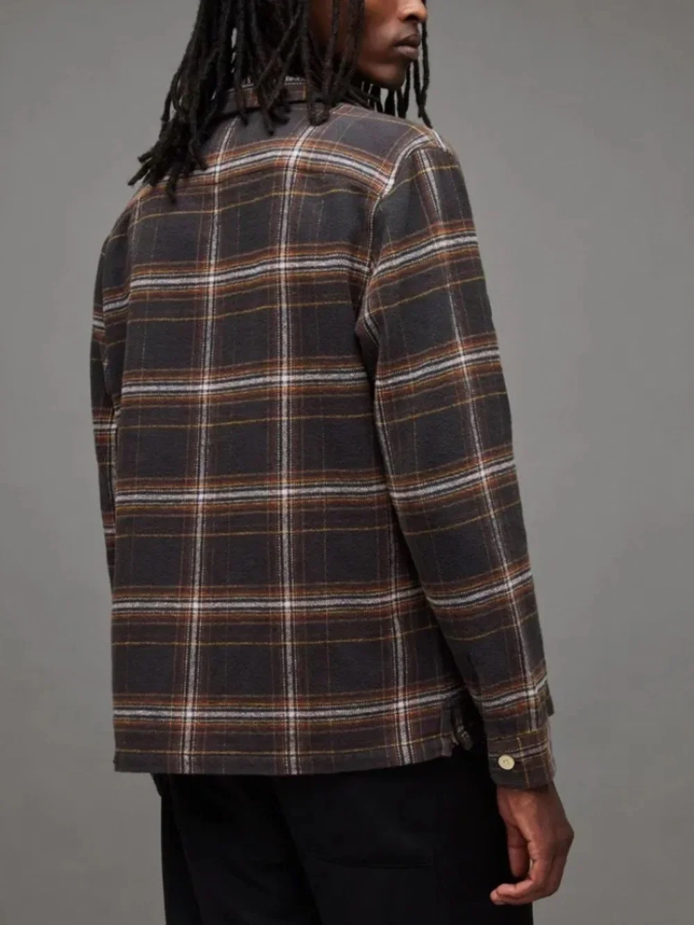 All Saints Isonde Checked Relaxed Fit Shirt size X-Large